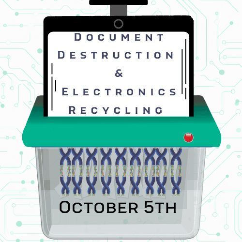 Graphical Representation of Computer Being Shredded